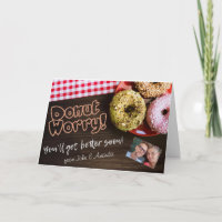 Get Well Soon Doughnut Worry