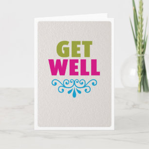 Get well soon feel better card