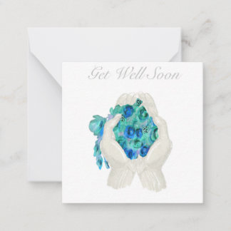 Get Well Soon Floral Bouquet Gift Card
