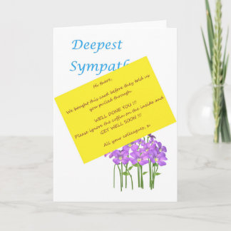 Get Well Soon — Funny Card