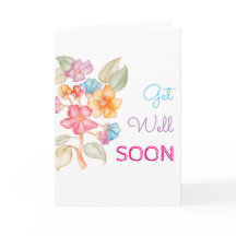 Get Well Soon greeting card