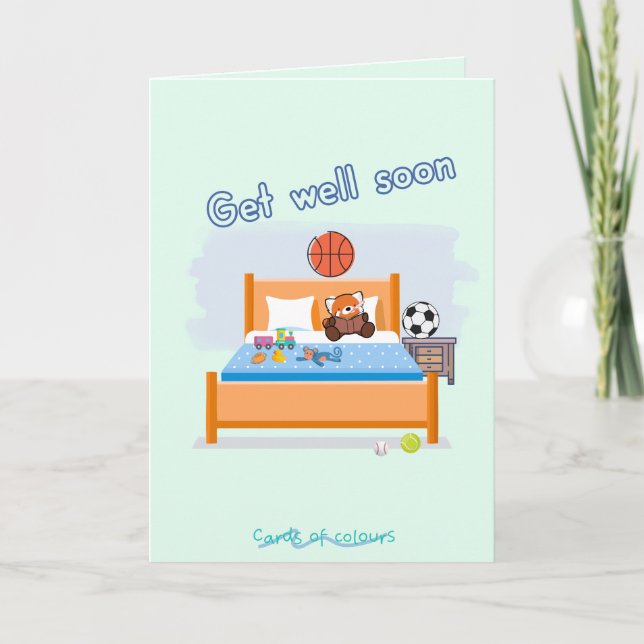 Get well soon greeting card   (Front)