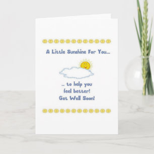 Get Well Soon Greeting Card