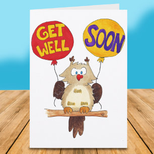 GET WELL SOON greeting card by Nicole Janes
