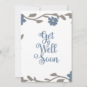 Get Well Soon Greetings Holiday Card