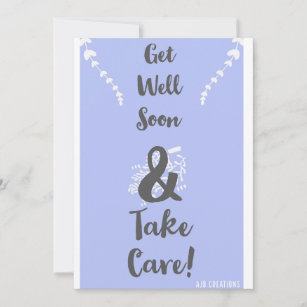 Get Well Soon Holiday Card