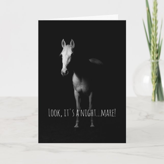 Get Well Soon Horse Equine Card (Front)