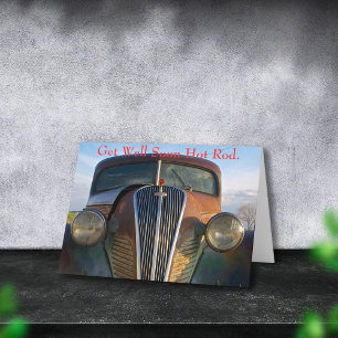 Get Well Soon Hot Rod Card