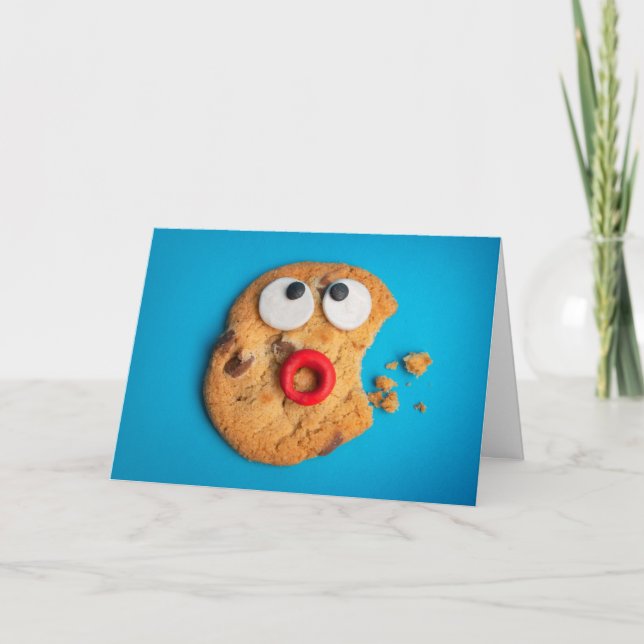 Get Well Soon Injury Funny Broken Cookie Humor Card (Front)