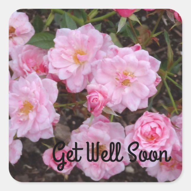 Get Well Soon Jeanne LaJoie Rose #1-2 Stickers (Front)
