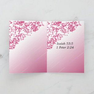 Get Well Soon Jesus Is Our Healer Card