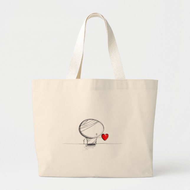 Get Well Soon Large Tote Bag (Front)