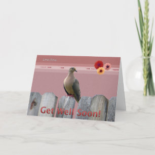 Get Well Soon Love Dove Card