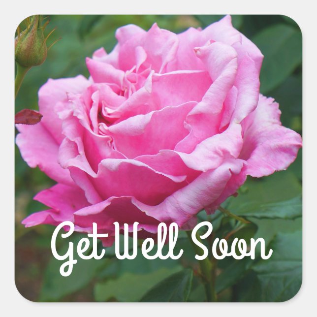 Get Well Soon Memorial Day Rose #2 Stickers (Front)
