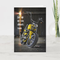 Get Well Soon Motorcycle Accident Card