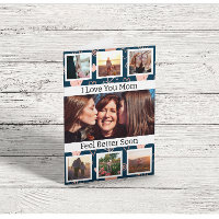 Get Well Soon Mum Photo Greeting Card