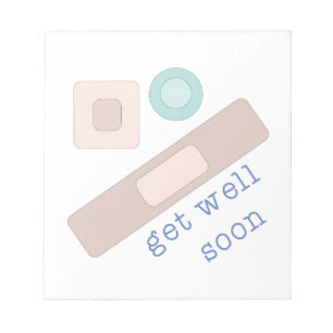 Get Well Soon Notepad