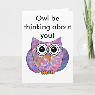 Get Well Soon Owl Card