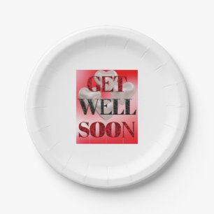 Get Well Soon Paper Plates