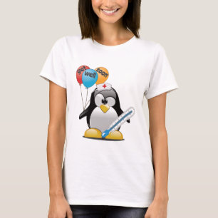 Get well soon. Penguin Nurse. T-Shirt