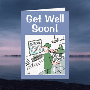 Get Well Soon - Personalise Inside Message Card