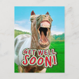 GET WELL SOON POSTCARD