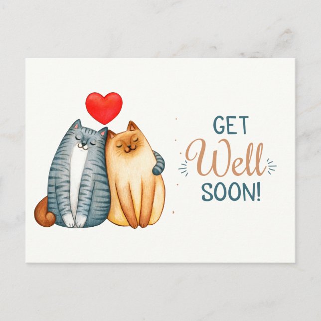 Get Well Soon Postcard (Front)