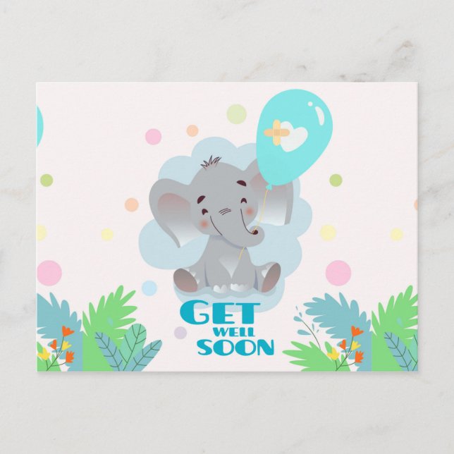 Get Well Soon Postcard (Front)