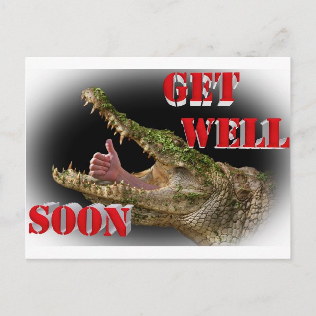 get well soon postcard (Front)