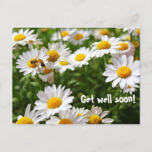 Get well soon postcard