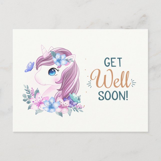 Get Well Soon Postcard (Front)