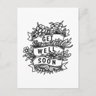 Get Well Soon Postcard
