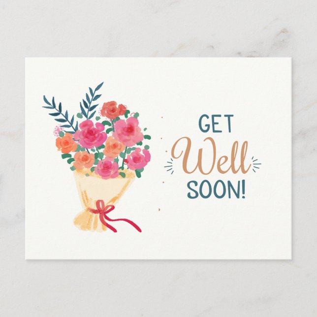 Get Well Soon Postcard (Front)