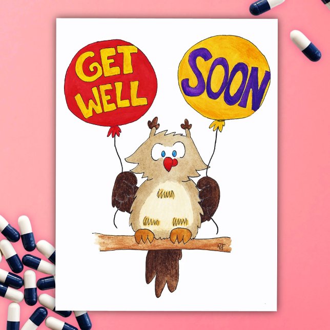 GET WELL SOON postcard by Nicole Janes (Creator Uploaded)