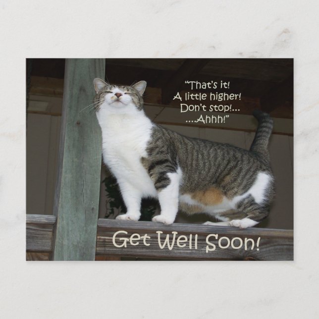 Get Well Soon (Postcard) Postcard (Front)
