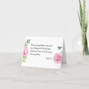 Get Well Soon Religious KJV Greeting Card