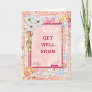 Get well soon scrapbooking craft card