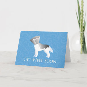 Get Well Soon - Siberian Husky Male Card
