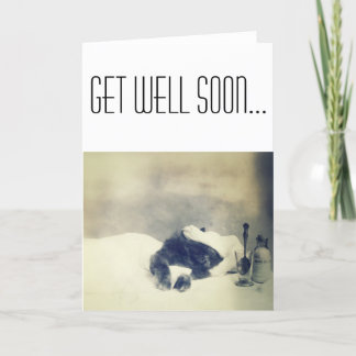 Get Well Soon (Sick Cat) Card