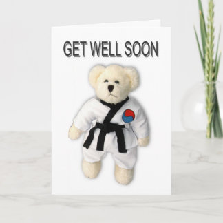 Get Well Soon Tae Kwon Do Card