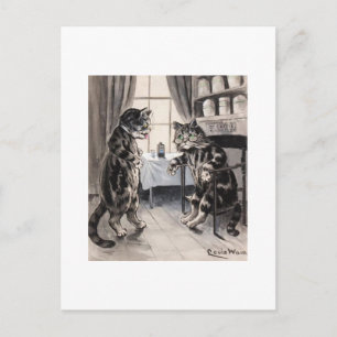 Get Well Soon Vintage Cat Card