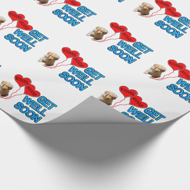 Get Well Soon Wrapping Paper (Corner)