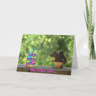 Get Well Squirrel Card