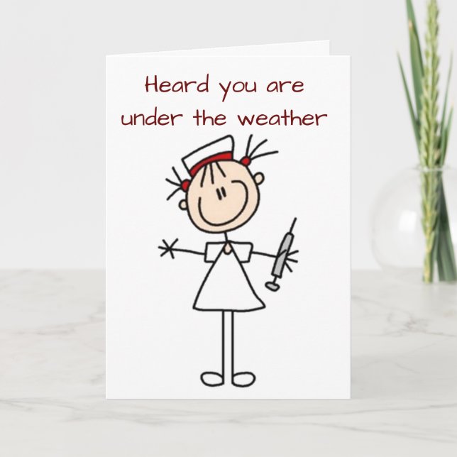 GET WELL WITH YOUR **SHOT OF CHOICE** DRINK UP! CARD (Front)