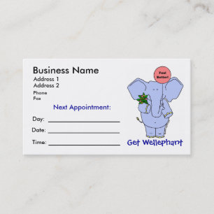 Get Wellephant Appointment Card
