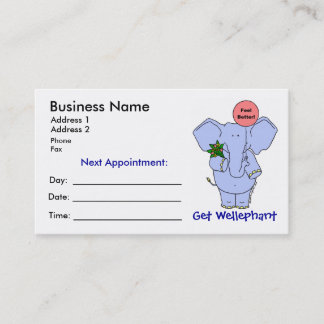 Get Wellephant Appointment Card