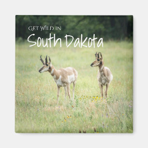 Get Wild in South Dakota Magnet
