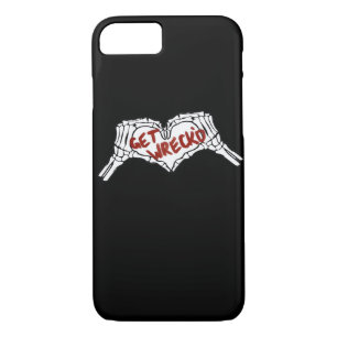 Get Wrecked Skeleton Hand Heart Classic iPhone 8/7 Case