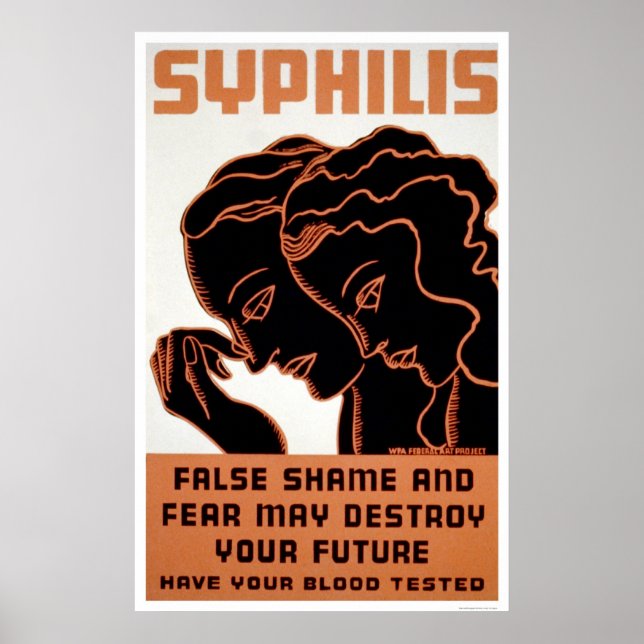 Get Your Blood Test 1938 WPA Poster (Front)