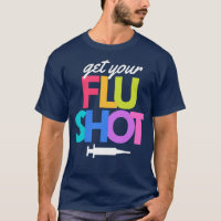 Get Your Flu Shot Vaccine Cute Nursing Caregiver F